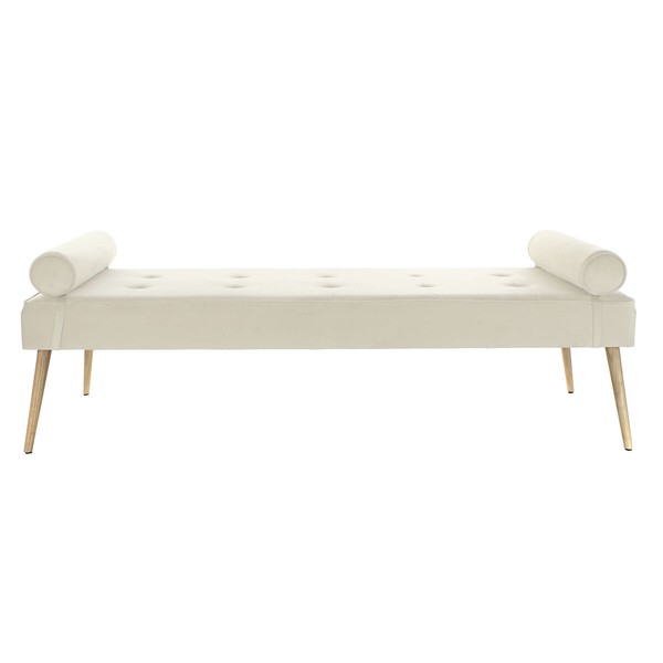 Divanas Home ESPRIT Kreminė Metalinis 184 x 76 x 62 cm