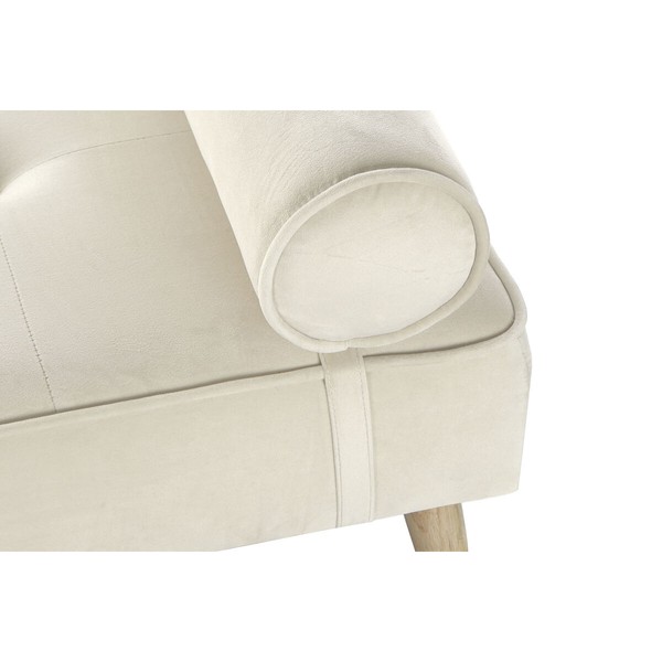 Divanas Home ESPRIT Kreminė Metalinis 184 x 76 x 62 cm