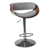 taburete Home ESPRIT Brūns Pelēks Sudrabains Riekstkoks 54 x 53 x 101,5 cm