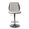 Табурет Home ESPRIT Коричневый Бежевый Серебристый Oрех 50 x 52 x 121 cm
