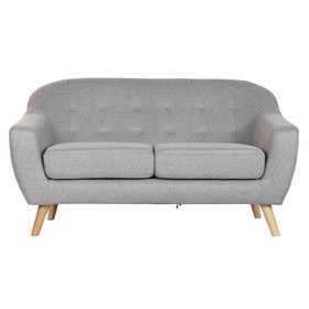 Sofa Home ESPRIT Pilka Kreminė Natūralus Scandi 146 x 84 x 82 cm