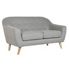 Sofa Home ESPRIT Pilka Kreminė Natūralus Scandi 146 x 84 x 82 cm