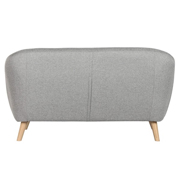 Sofa Home ESPRIT Grey Cream Natural Scandi 146 x 84 x 82 cm