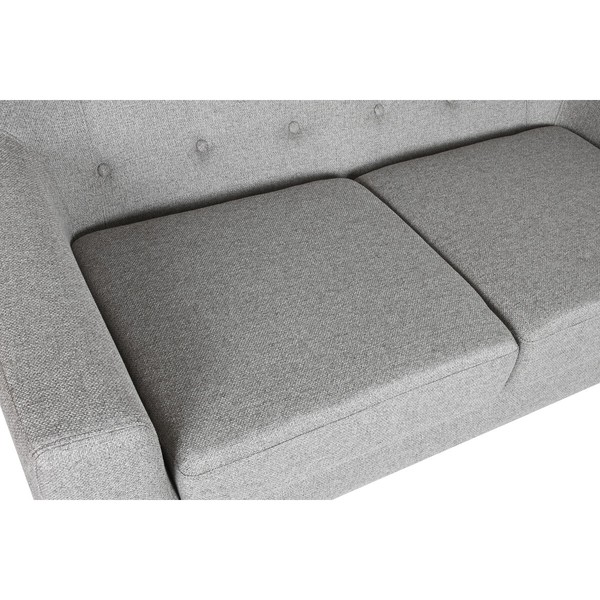 Sofa Home ESPRIT Pilka Kreminė Natūralus Scandi 146 x 84 x 82 cm