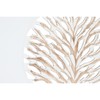 Folding screen Home ESPRIT White Natural Mango wood MDF Wood 153 X 2,3 X 182 CM