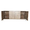 Bufete Home ESPRIT Balts Mango koks 180 x 40 x 80 cm