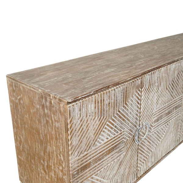 Indauja Home ESPRIT Balta Mango mediena 180 x 40 x 80 cm