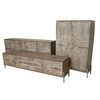 Sideboard Home ESPRIT White Mango wood 180 x 40 x 80 cm