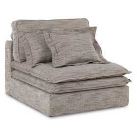 Sofos modulis Home ESPRIT Šviesiai rudas 102 X 120 X 95 CM Centrinis