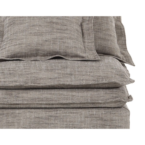 Sofos modulis Home ESPRIT Šviesiai rudas 102 X 120 X 95 CM Centrinis