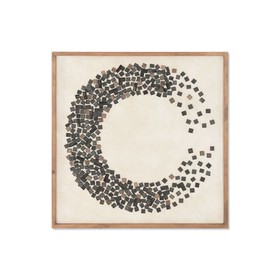 Maalaus Home ESPRIT Mäntypuu Recycled Wood 82,5 X 4 X 82,5 CM