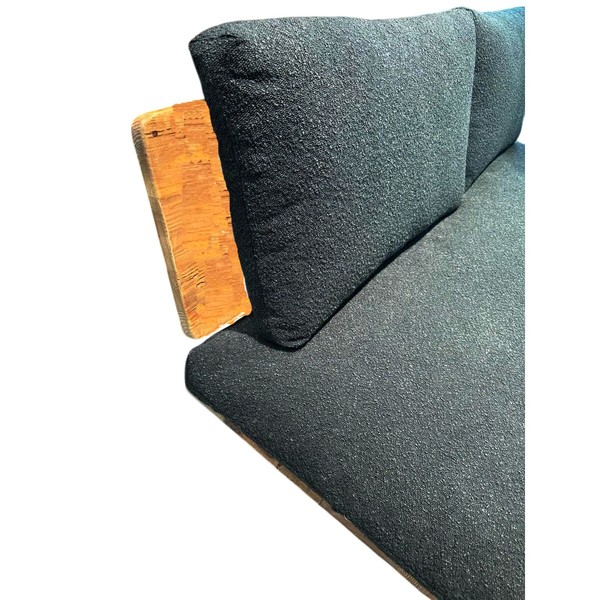 Armchair Home ESPRIT Black Natural 95 x 88 x 75 cm