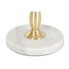 Side table Home ESPRIT White Golden 41 x 41 x 57 cm