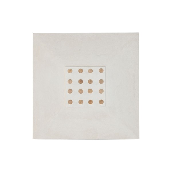 Wall Decoration Home ESPRIT White Natural Scandi Little balls 80 x 6 x 80 cm