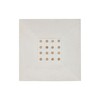 Sienu dekors Home ESPRIT Balts Dabisks Scandi Baloni 80 x 6 x 80 cm