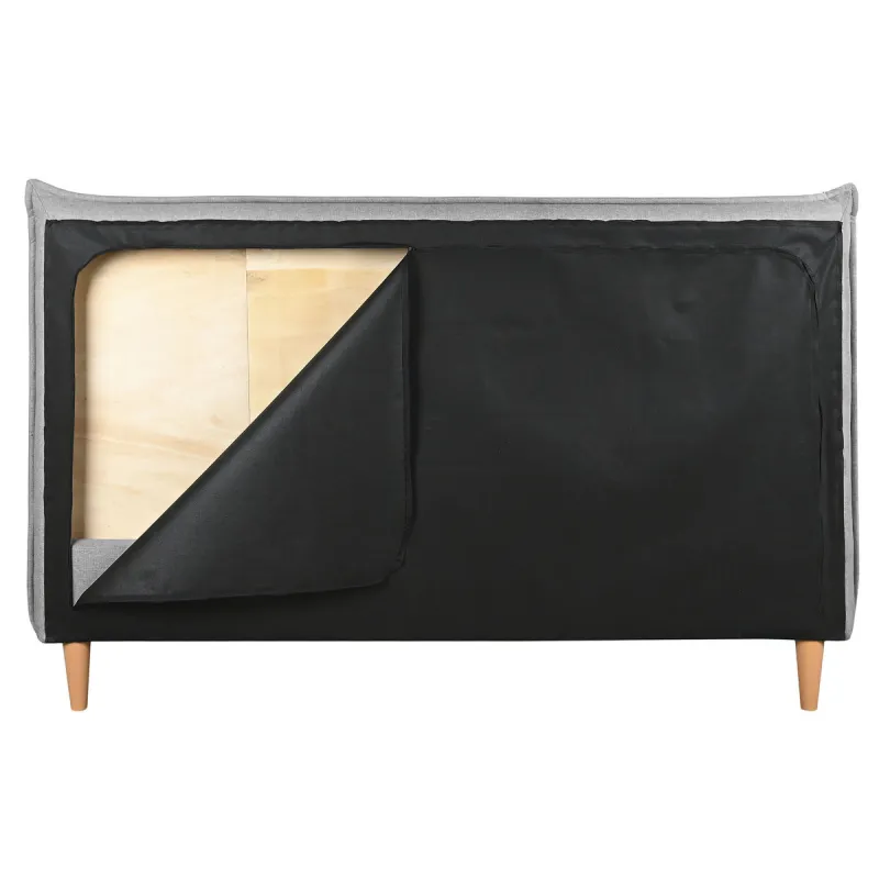 Bed Home ESPRIT Light grey 177 X 219 X 108 CM