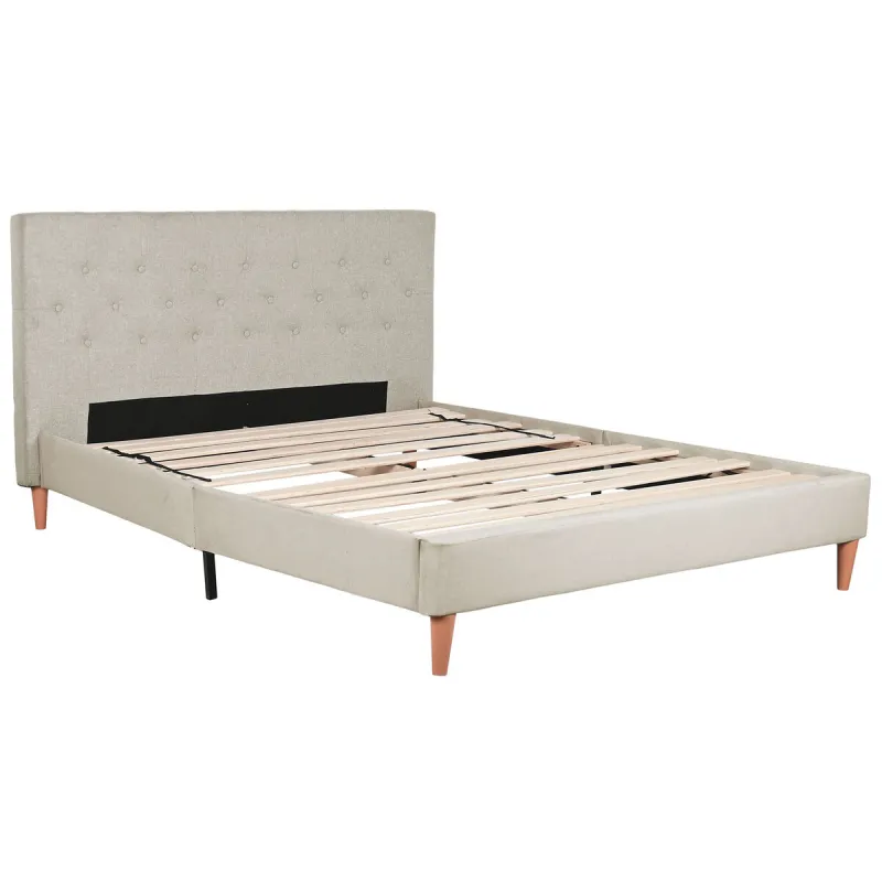 кровать Home ESPRIT Бежевый 170 X 219 X 104 CM
