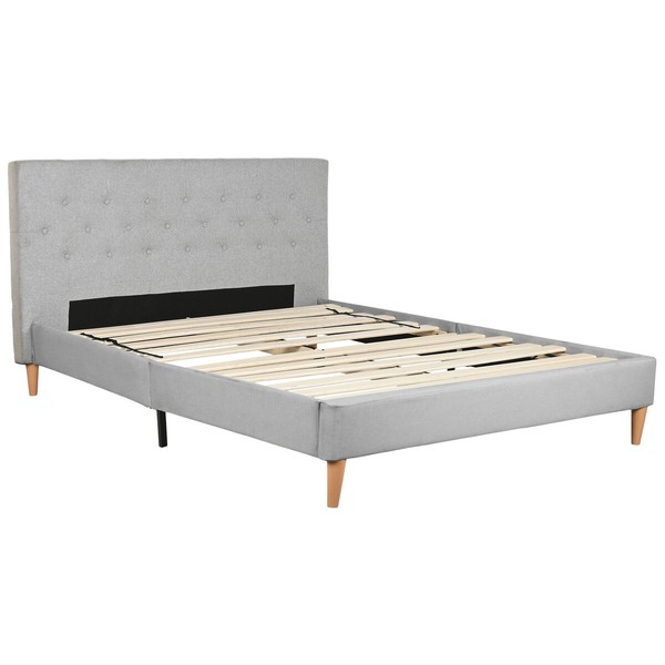 Sänky Home ESPRIT Vaaleanharmaa 170 X 219 X 104 CM