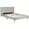 кровать Home ESPRIT Светло-серый 170 X 219 X 104 CM