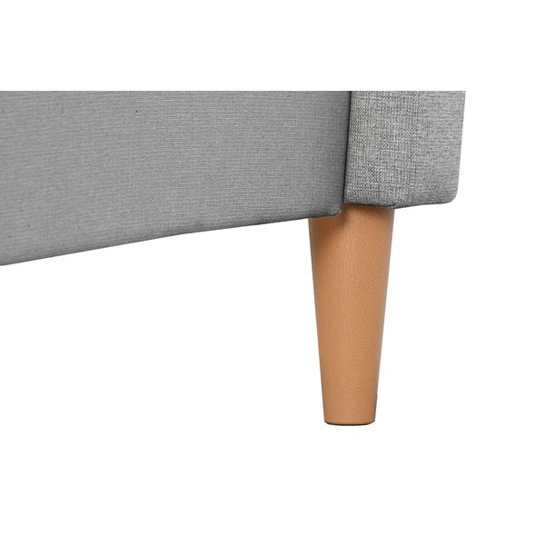 Bed Home ESPRIT Light grey 170 X 219 X 104 CM