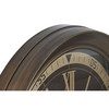 Настенное часы Home ESPRIT Позолоченный Тёмно Бордовый Стеклянный Железо Glam 100 x 14 x 100 cm
