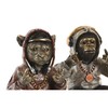 Decorative Figure Home ESPRIT Brown Golden 18,5 X 16,5 X 26,5 CM (2 Units)