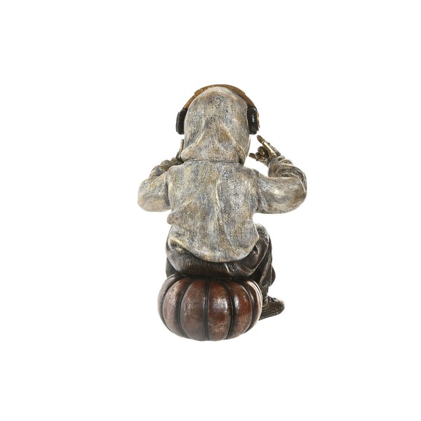 Decorative Figure Home ESPRIT Brown Golden 18,5 X 16,5 X 26,5 CM (2 Units)
