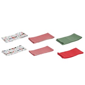 Keittiöliina Home ESPRIT Punainen Vihreä Beige 60 X 0,2 X 40 CM