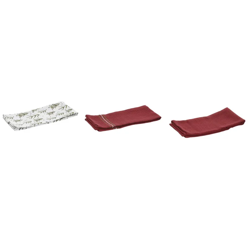Kitchen Cloth Home ESPRIT Red Green Beige 60 X 0,2 X 40 CM