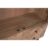 Display Stand Home ESPRIT Crystal Acacia 100 x 40 x 185 cm