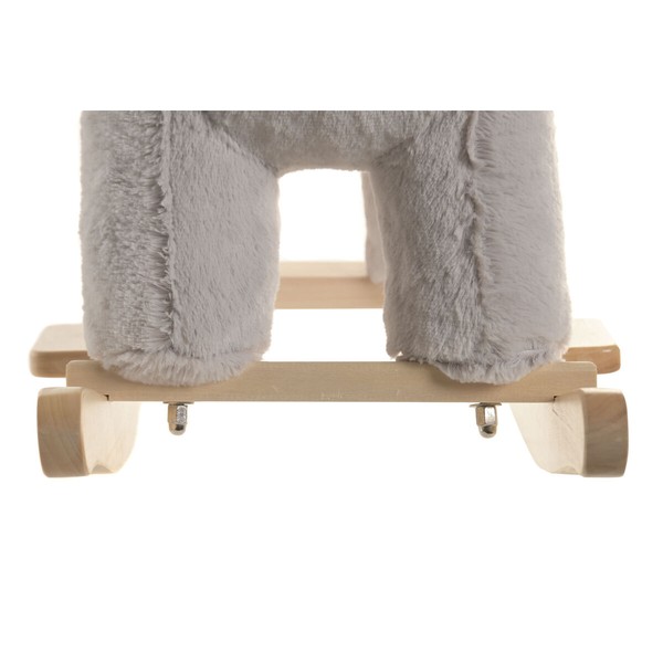 Šūpuļkrēsls Home ESPRIT Pelēks Dabisks Zilonis