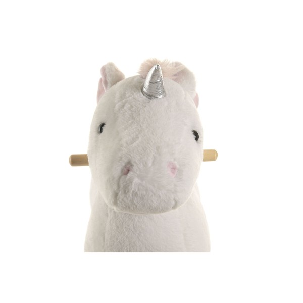Rocking Chair Home ESPRIT White Natural Unicorn