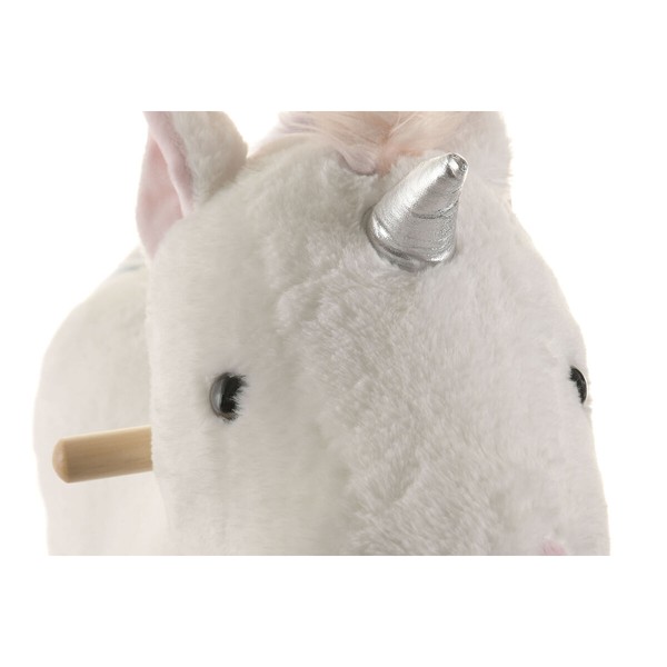Rocking Chair Home ESPRIT White Natural Unicorn