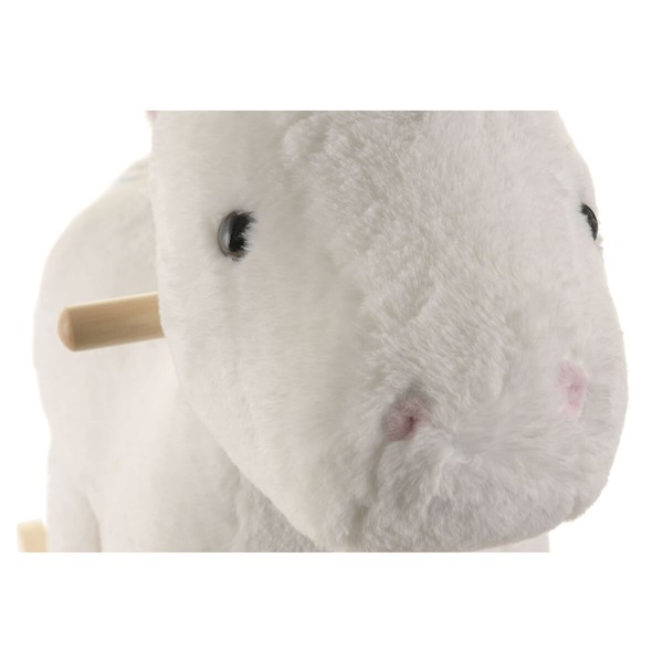 Rocking Chair Home ESPRIT White Natural Unicorn