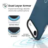 Speck Presidio2 Grip ClickLock & MagSafe - iPhone Air Case (Deep Sea / Silver Metallic / Spell Blue)