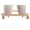 Rocking Chair Home ESPRIT White Natural Unicorn
