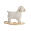 Rocking Chair Home ESPRIT White Natural Ship