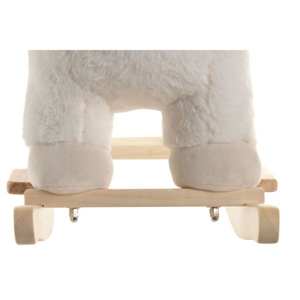 Rocking Chair Home ESPRIT White Natural Ship