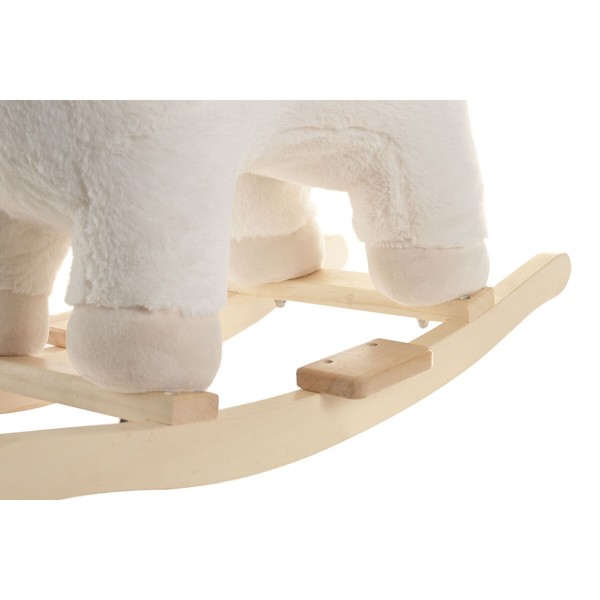 Rocking Chair Home ESPRIT White Natural Ship