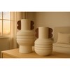 Vase Home ESPRIT Brown Beige Terracotta Mango wood