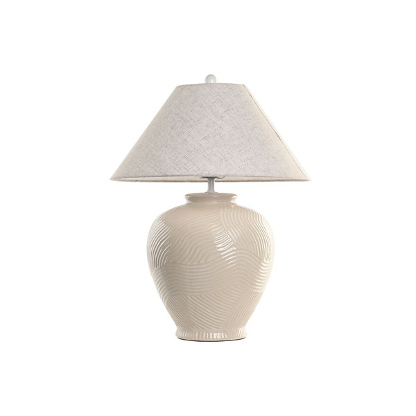 Stalinė lempa Home ESPRIT Kreminė 50 W 220 V