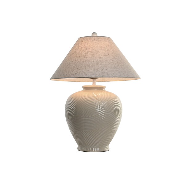 Galda lampa Home ESPRIT Krēmkrāsa 50 W 220 V