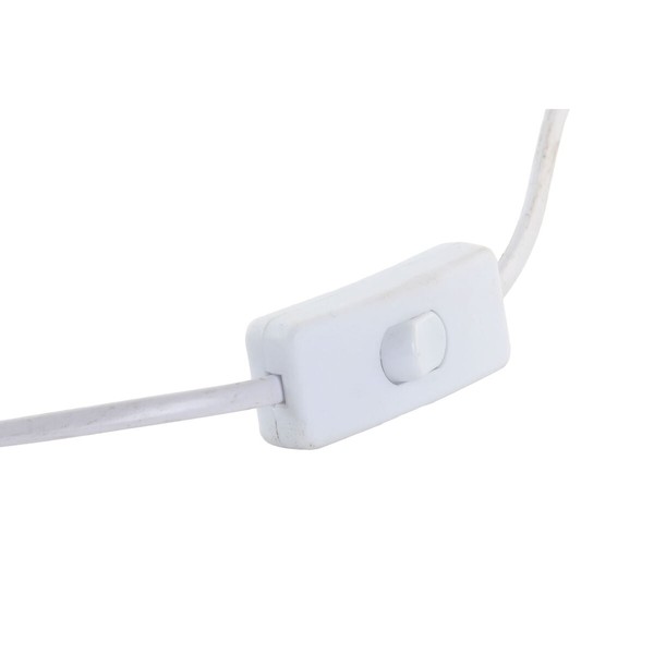 Stalinė lempa Home ESPRIT Kreminė 50 W 220 V