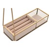 Jewelry box Home ESPRIT Beige Golden Metal