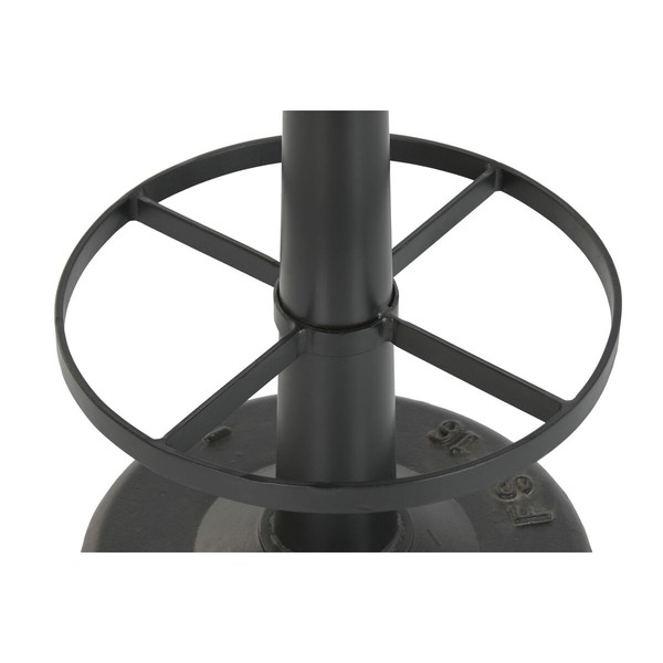 Stool Home ESPRIT Brown Black Leather Iron