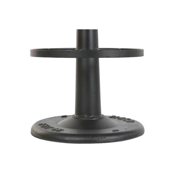 Stool Home ESPRIT Brown Black Leather Iron