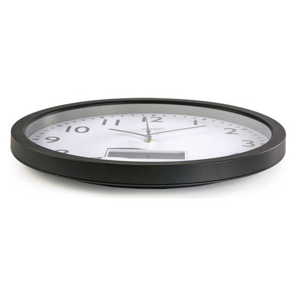 Wall Clock Versa Black Plastic Minimalist 4 x 35 x 35 cm