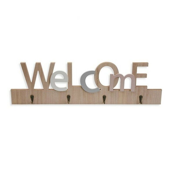 Avaimen ripustin Welcome Versa Puu MDF 4 x 18 x 59,5 cm