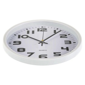 Настенное часы Versa Белый Пластик 3,8 x 25 x 25 cm