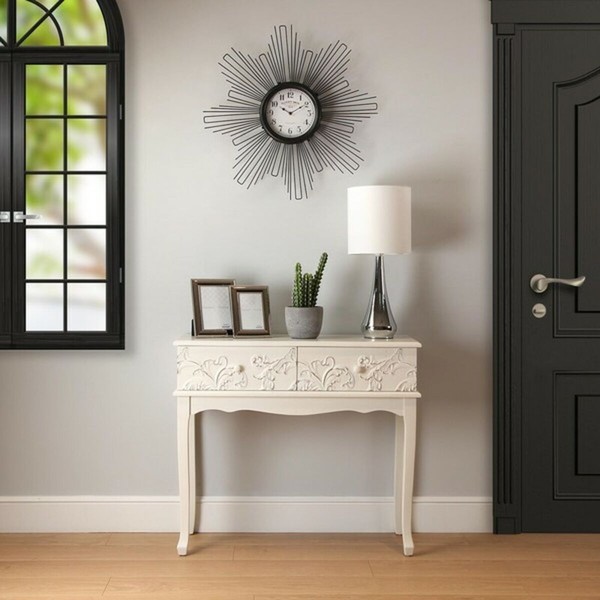 Sienas pulkstenis Versa VS-20460111 Metāls Koks MDF 68 x 6,5 x 68 cm